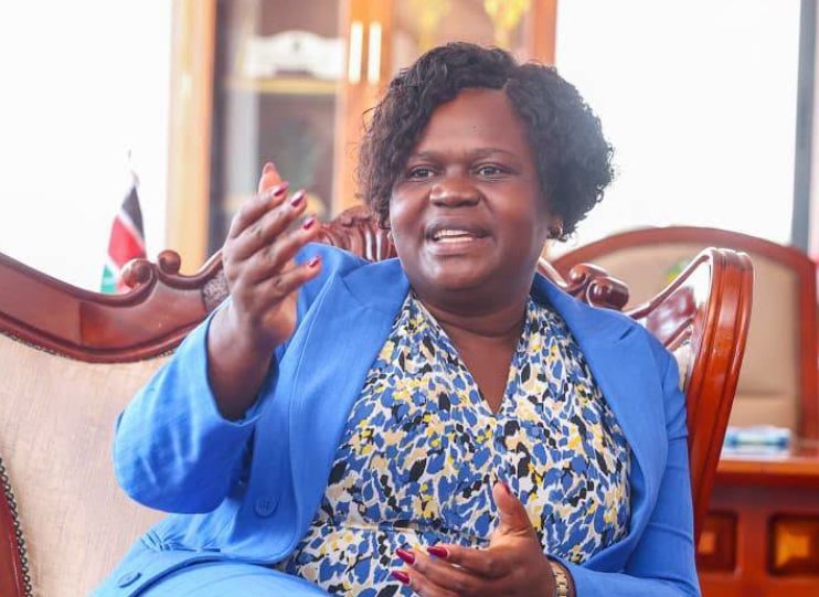A file photo of Homa Bay Governor Gladys Wanga.